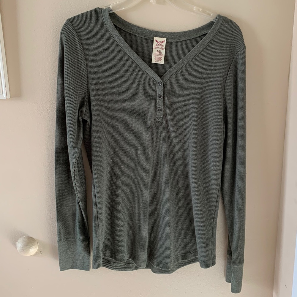 Faded Glory Long Sleeve Henley